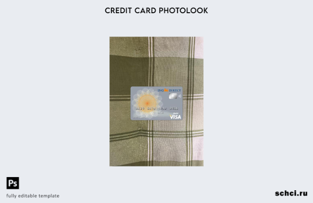 цифровая загрузка Австралия Ing прямая банковская карта Visa фотообраз переднего